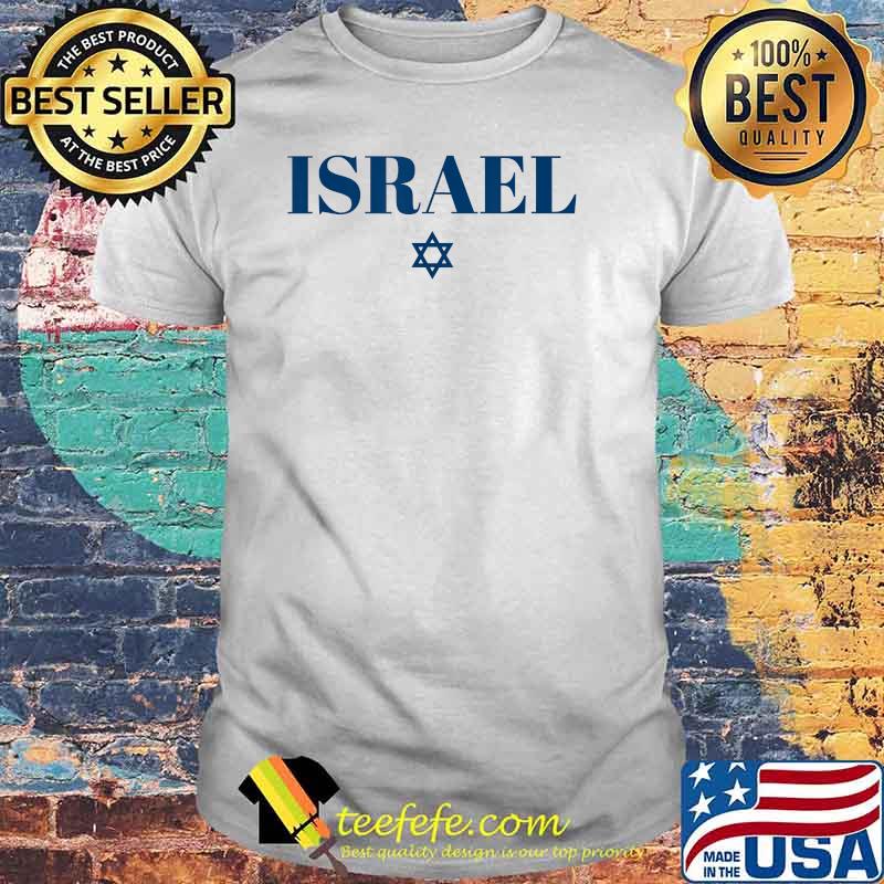 Israel Star Flag White Israel Shirt