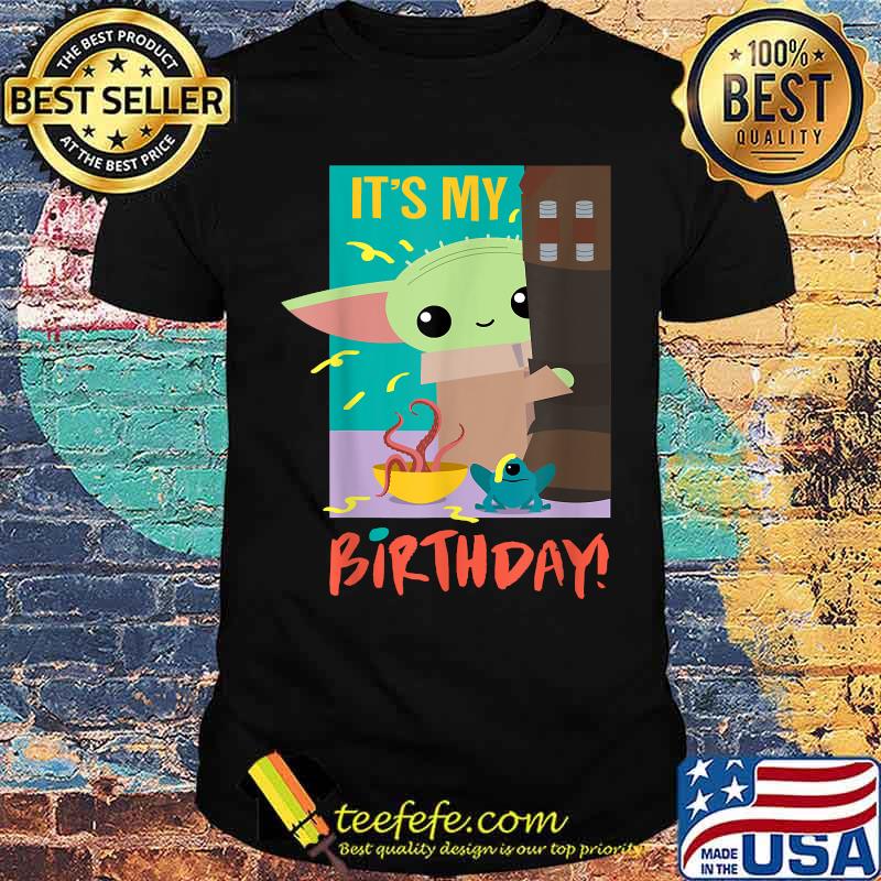It’s My Birthday Baby Yoda Star Wars The Mandalorian Shirt