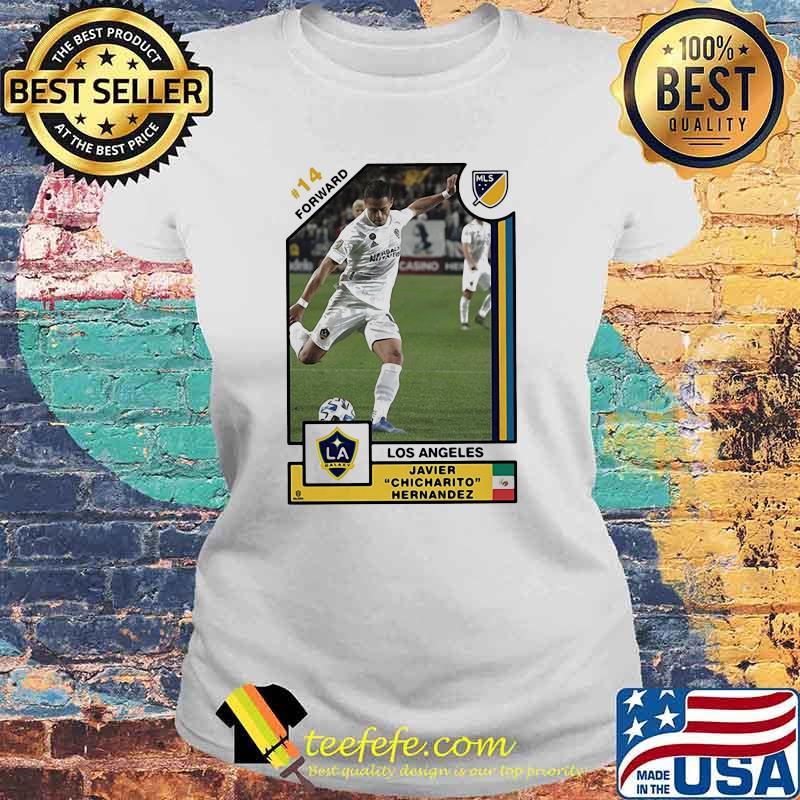 Javier Chicharito Hernández Los Angeles Player Card Shirt Laides tee Javier Chicharito Hernández Los Angeles Player Card Shirt Laides tee