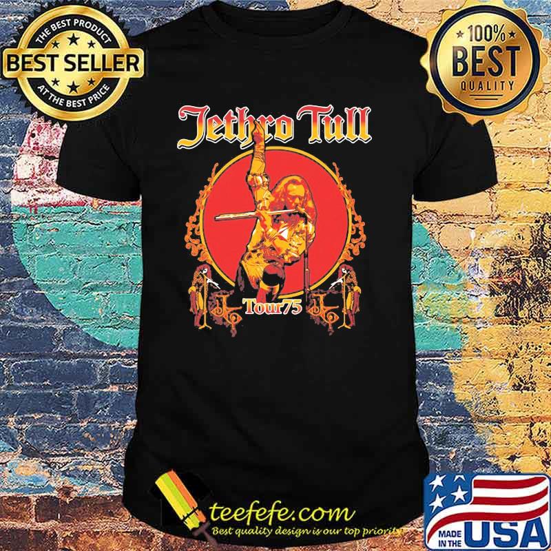 Jethro Tull Tour 75 Band Rock And Roll Shirt Jethro Tull Tour 75 Band Rock And Roll Shirt