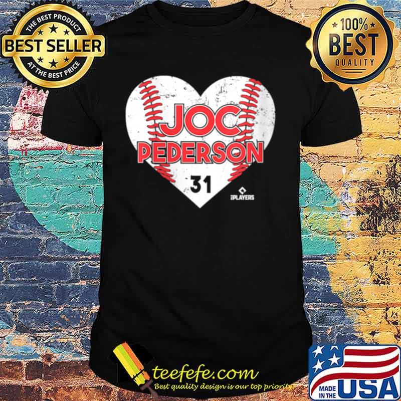 Joc Pederson Heart Baseball Apparel Shirt