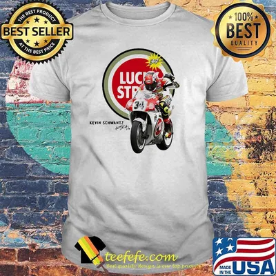 Kevin Schwantz Team Lucky Strike Signature Shirt