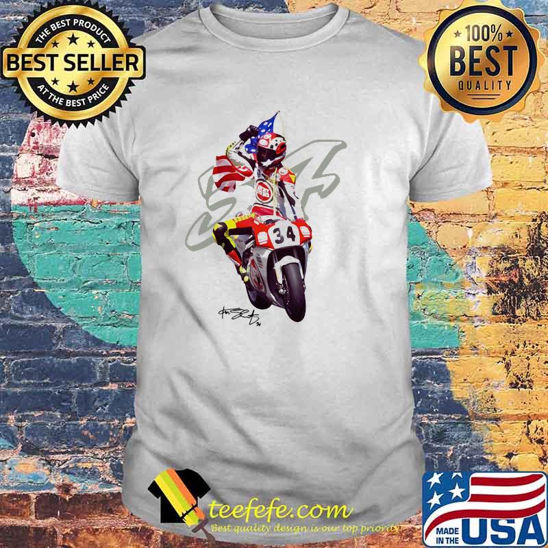 Kevin Schwantz The Wheelie King Of The Mountain Signature Shirt