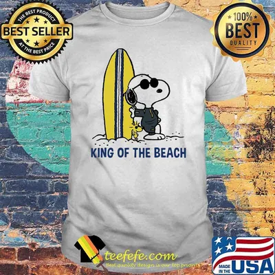 King Of The Beach Snoopy Shirt