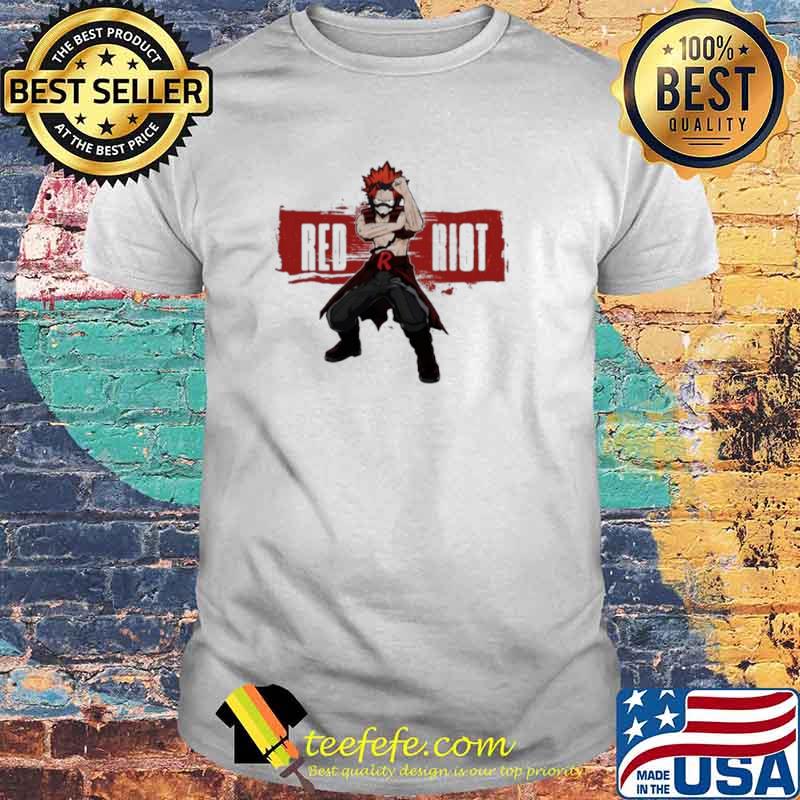 Kirishima eijirou red riot shirt