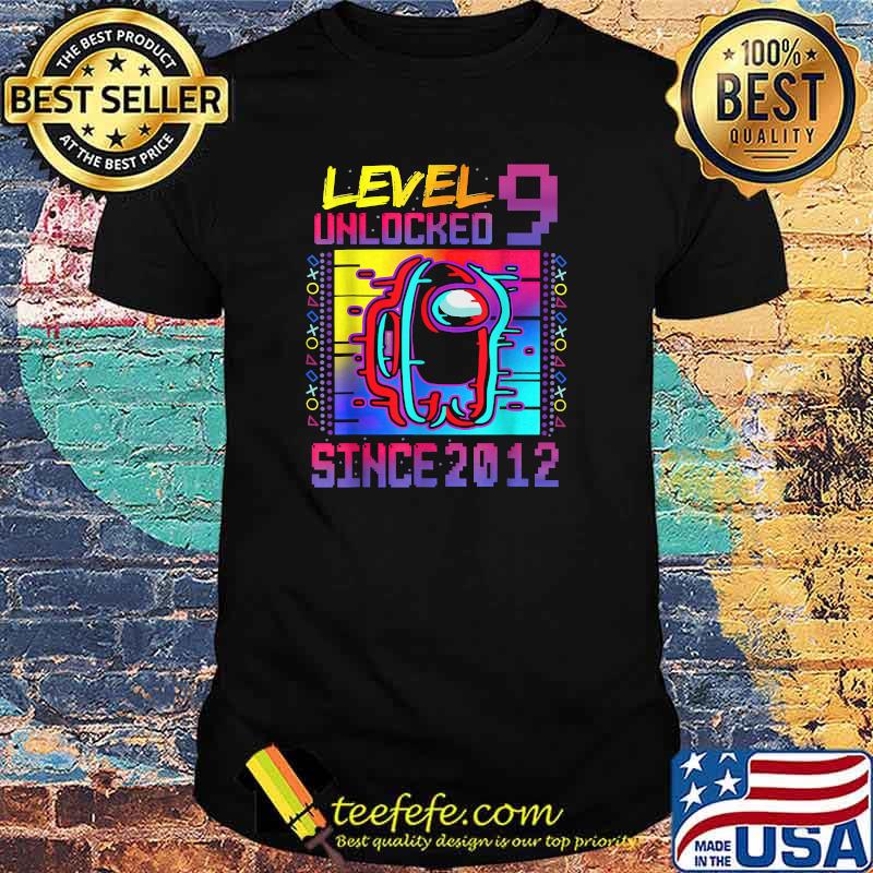 Level 9 Unclocked Since 2012 Among Us Video Game Shirt