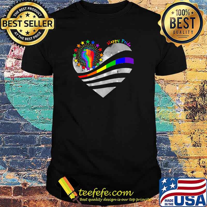 LGBT Happy Pride Heart Shirt
