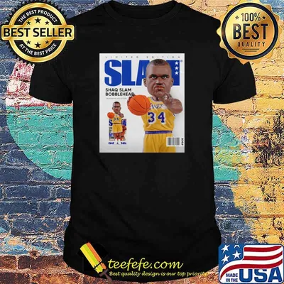 Limited Edition Slam Shaq Slam Bobblehead shirt