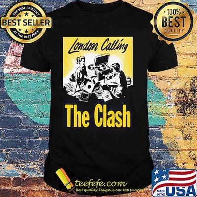 London Calling The Clash Shirt