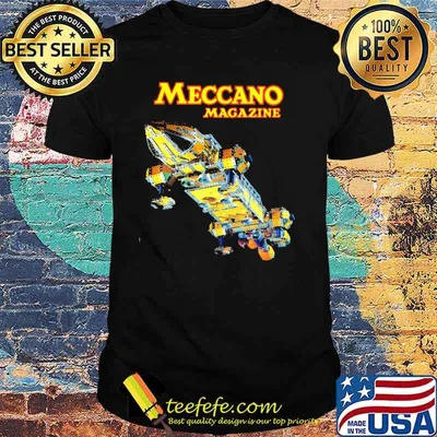 Maccano Magazine Moonbase Alpha Space 1999 Shirt