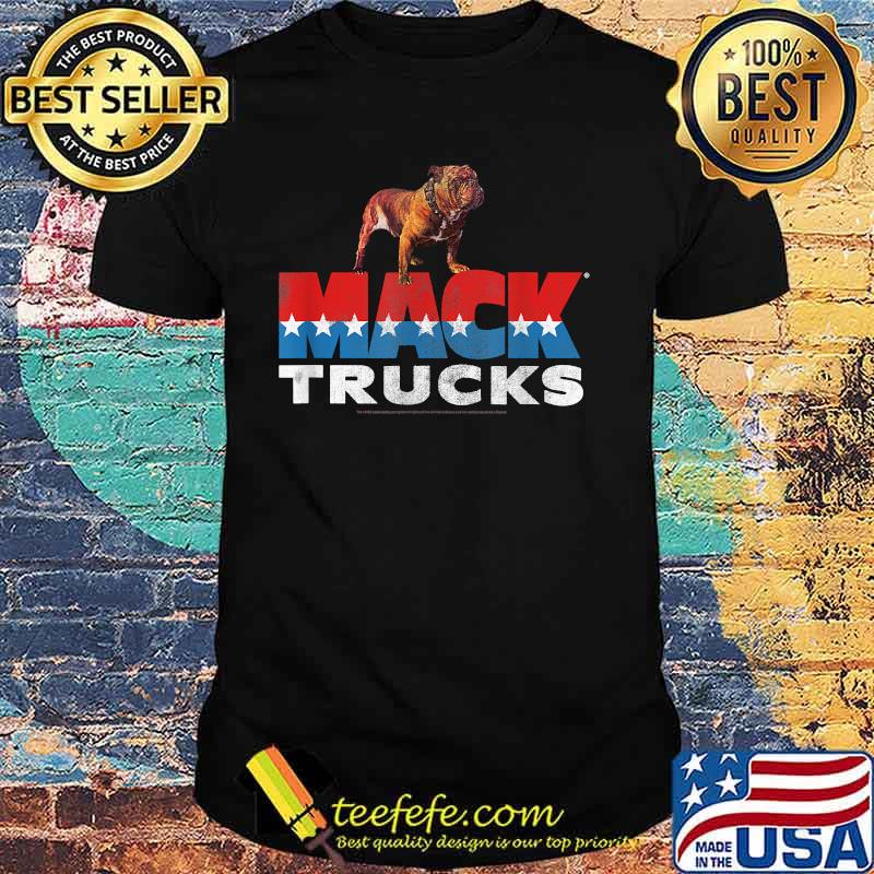 Mack Trucks Retro Mack Logo Dog Election Shirt