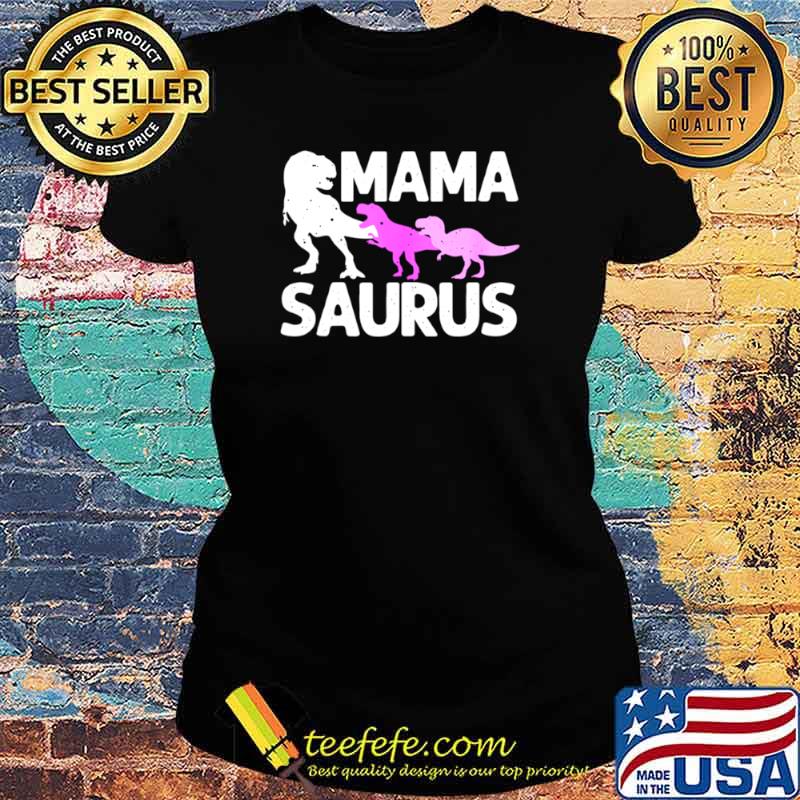 Mama Saurus For Mommy Dinosaur Mom Of Twins Ladies tee Mama Saurus For Mommy Dinosaur Mom Of Twins Ladies tee