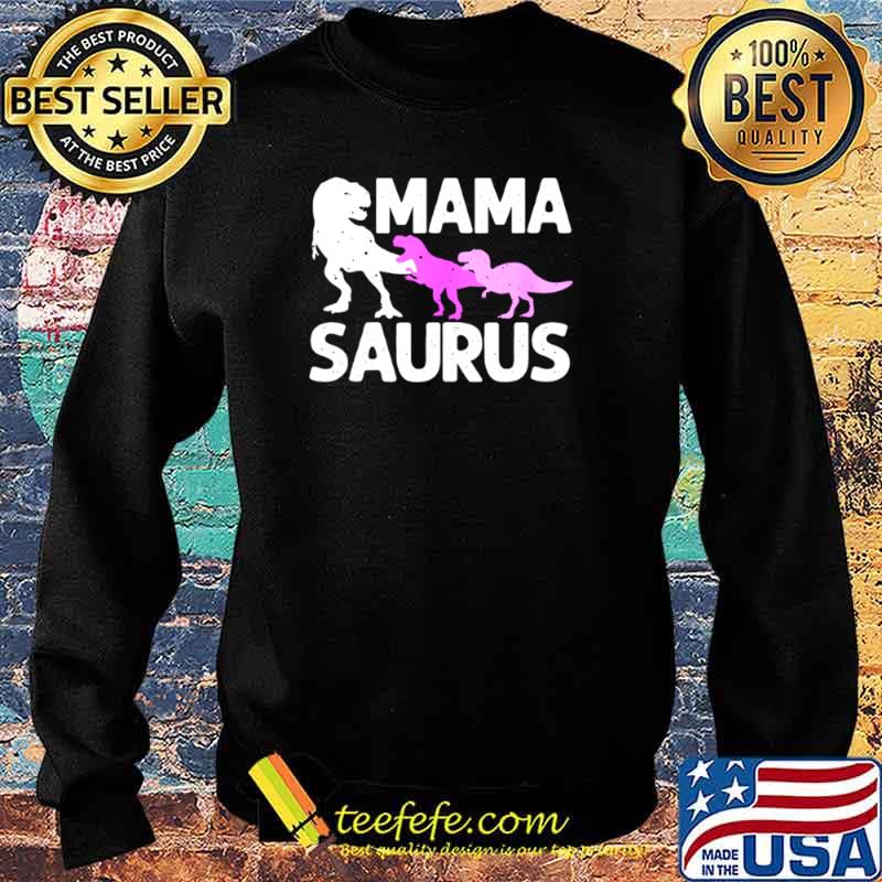 Mama Saurus For Mommy Dinosaur Mom Of Twins Sweater Mama Saurus For Mommy Dinosaur Mom Of Twins Sweater