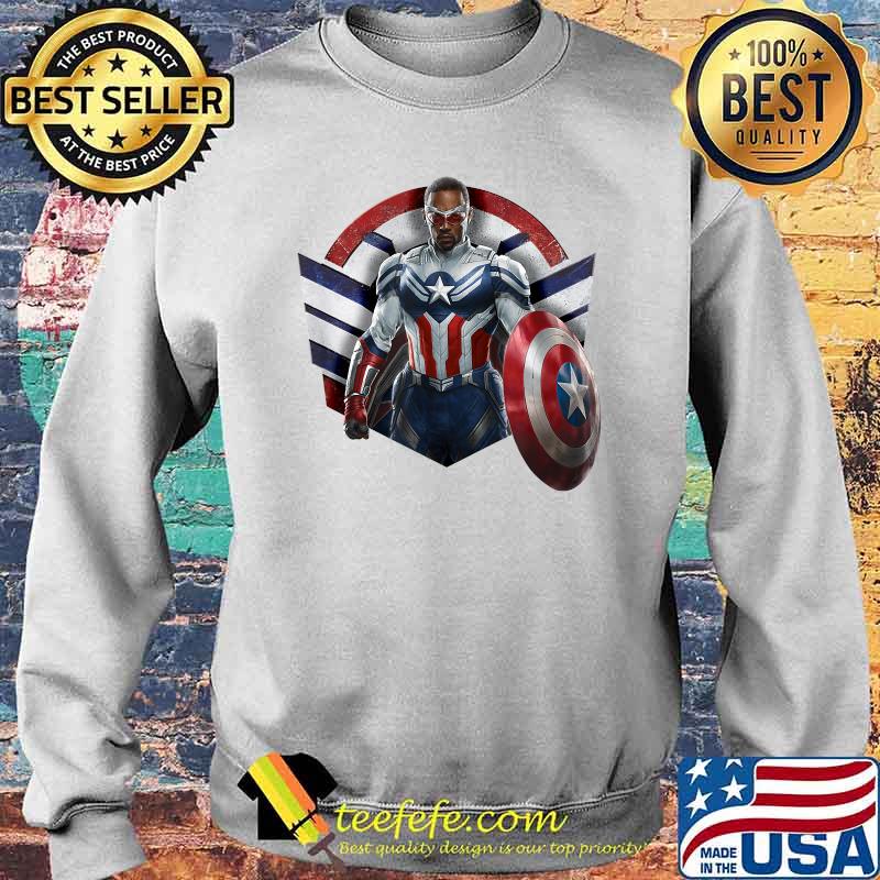 Marvel The Falcon the Winter Soldier Captain America Strong Shirt Sweater Marvel The Falcon the Winter Soldier Captain America Strong Shirt Sweater