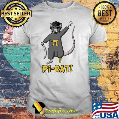 Math Teacher Pi-Rat Mouse Shirt
