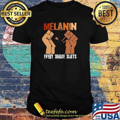 Melanin every shade slay shirt