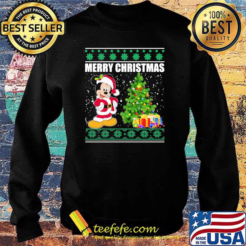 Merry Christmas Mickey Snow Shirt Sweater Merry Christmas Mickey Snow Shirt Sweater