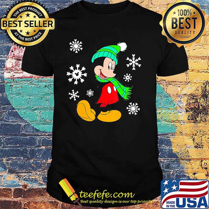 Mickey Snow Merry Christmas Shirt