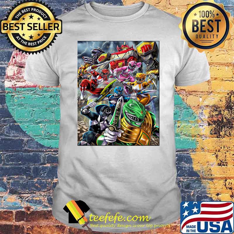 Mighy Morphin Power Rangers Original Custom Shirt