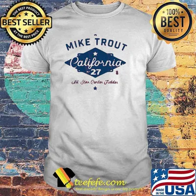 Mike Trout All-Star Center Fielder California Shirt