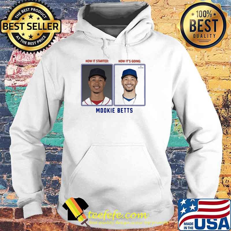 Mookie Betts Then And Now Los Angeles Shirt Hoodie Mookie Betts Then And Now Los Angeles Shirt Hoodie