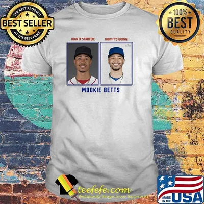 Mookie Betts Then And Now Los Angeles Shirt
