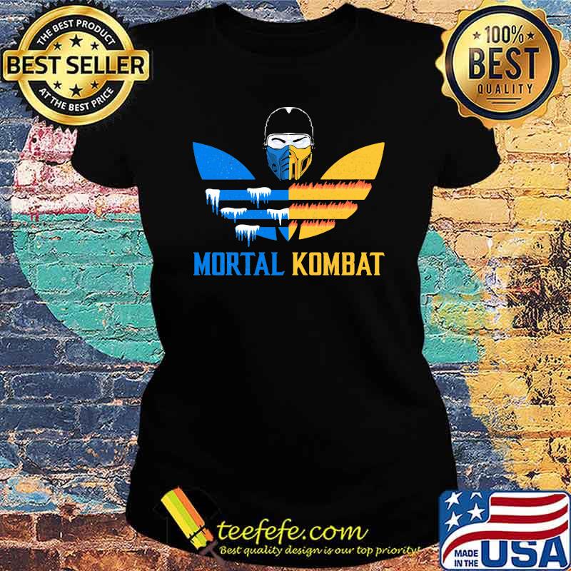 Mortal Kombat Logo Adidas Shirt Ladies tee Mortal Kombat Logo Adidas Shirt Ladies tee