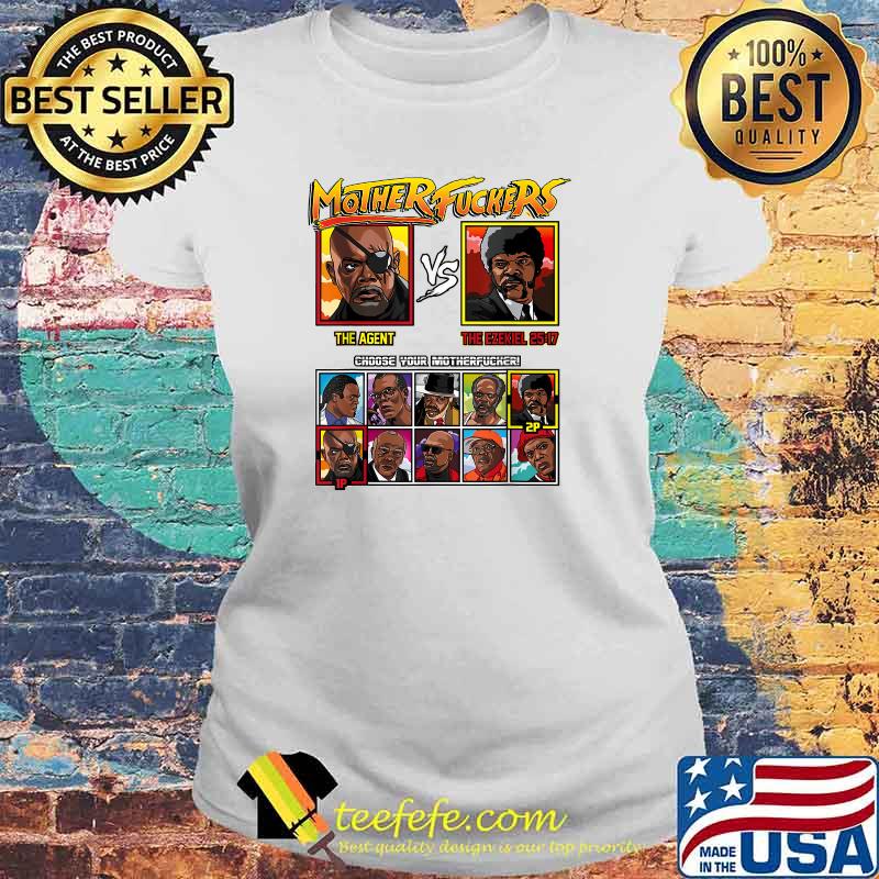 Motherfkers Samuel The Agent Vs The Ezekiel 2517 Shirt Laides tee Motherfkers Samuel The Agent Vs The Ezekiel 2517 Shirt Laides tee