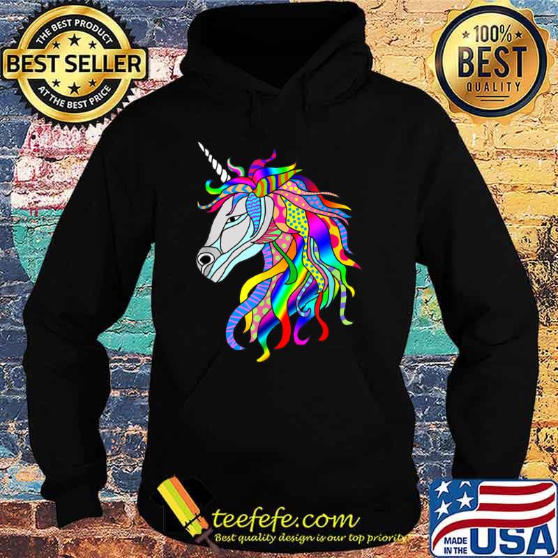 Multicolor Fantastic Unicorn Shirt Hoodie Multicolor Fantastic Unicorn Shirt Hoodie