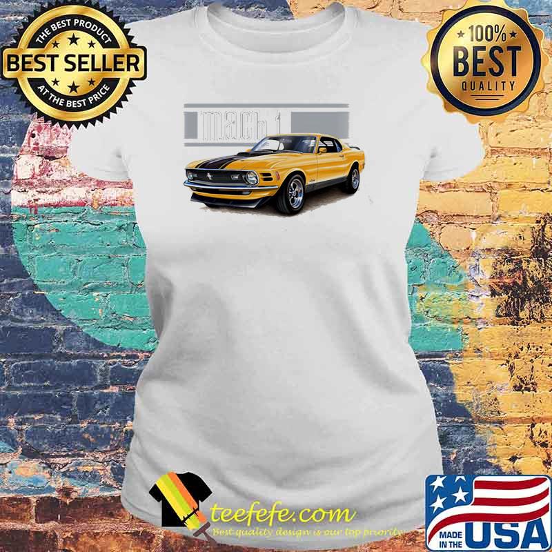 Mustang Mach 1 1970 In Grabber Orange Shirt Laides tee Mustang Mach 1 1970 In Grabber Orange Shirt Laides tee