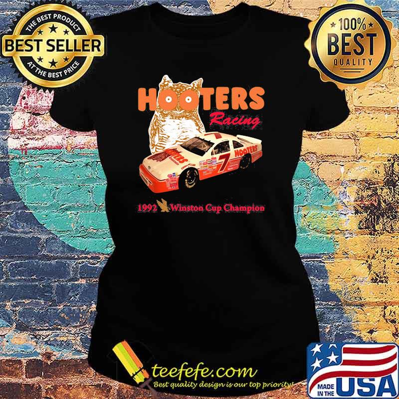 Nascar Alan Hooters Racing 1992 Winston Cup Champion Owl Shirt Ladies tee Nascar Alan Hooters Racing 1992 Winston Cup Champion Owl Shirt Ladies tee