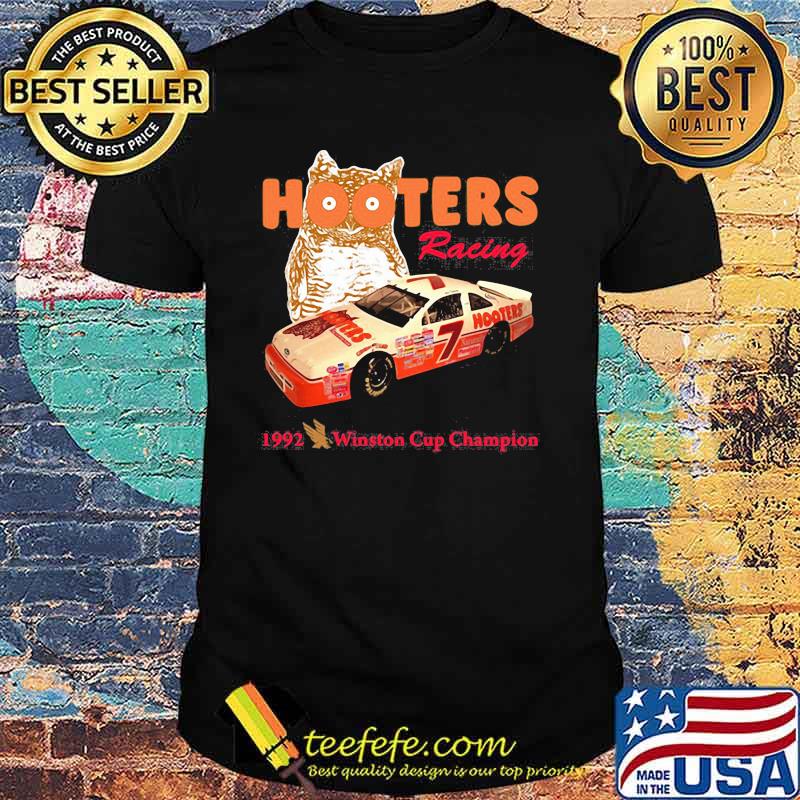 Nascar Alan Hooters Racing 1992 Winston Cup Champion Owl Shirt Nascar Alan Hooters Racing 1992 Winston Cup Champion Owl Shirt