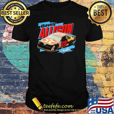 Nascar Davey Allison Signature Shirt