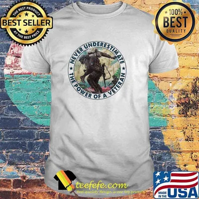 Never Underestimate The Power Of A Veteran Shirt