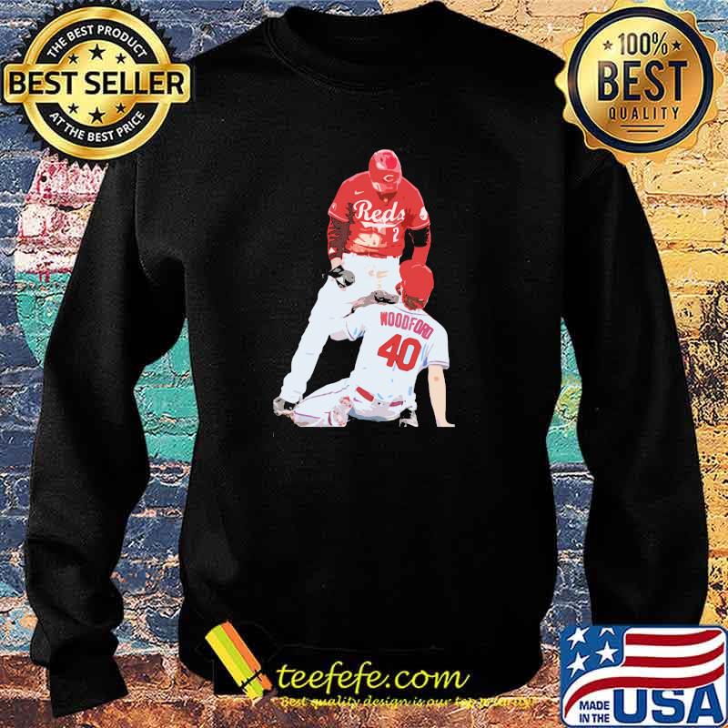 Nick Castellanos Reds and Jake Woodford Sweater Nick Castellanos Reds and Jake Woodford Sweater