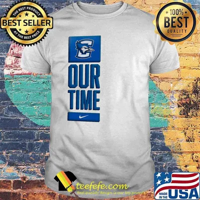 Nike Creighton Bluejays Basketball Our Time Bench Legend shirt