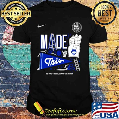 Nike UConn Huskies made 4 this 2021 women’s Regional champion Indianapolis shirt