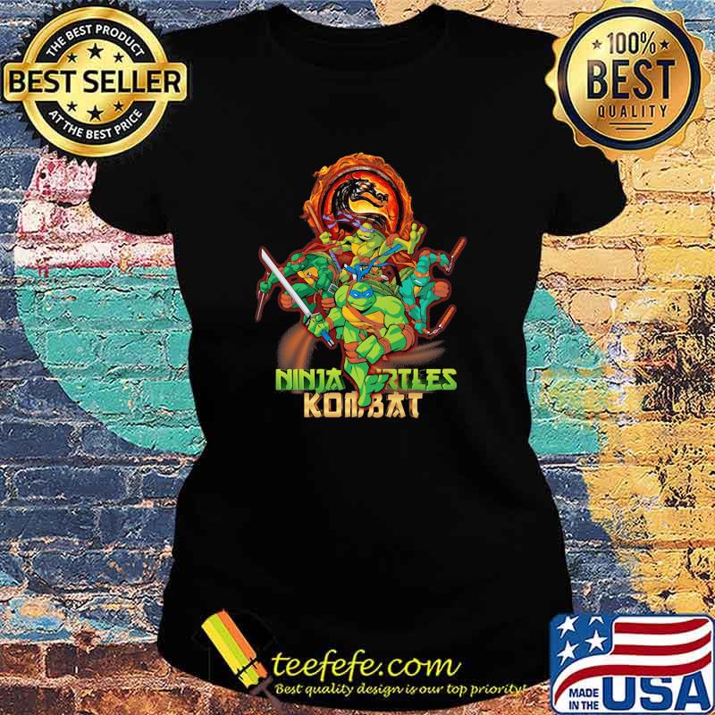 Ninja Turtles Kombat Shirt Ladies tee Ninja Turtles Kombat Shirt Ladies tee