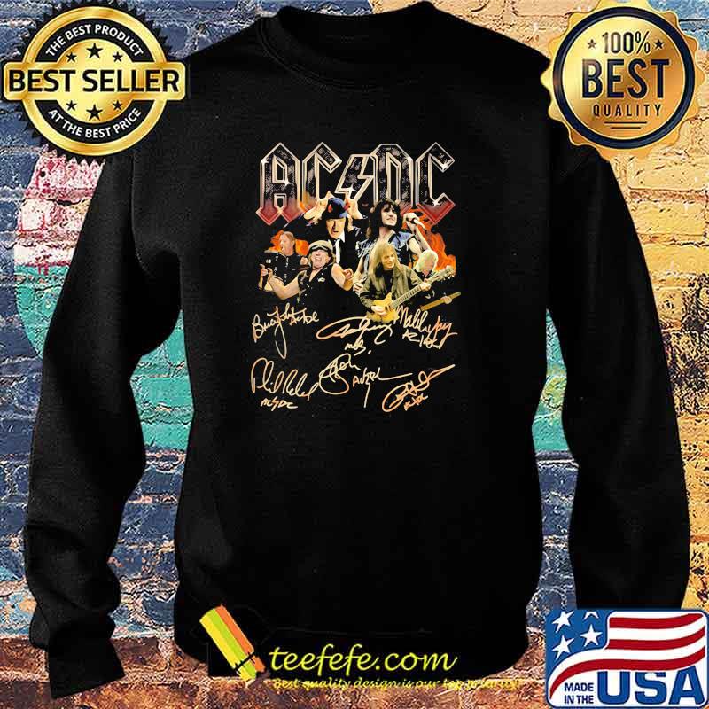Official AC DC signature Shirt Sweater Official AC DC signature Shirt Sweater