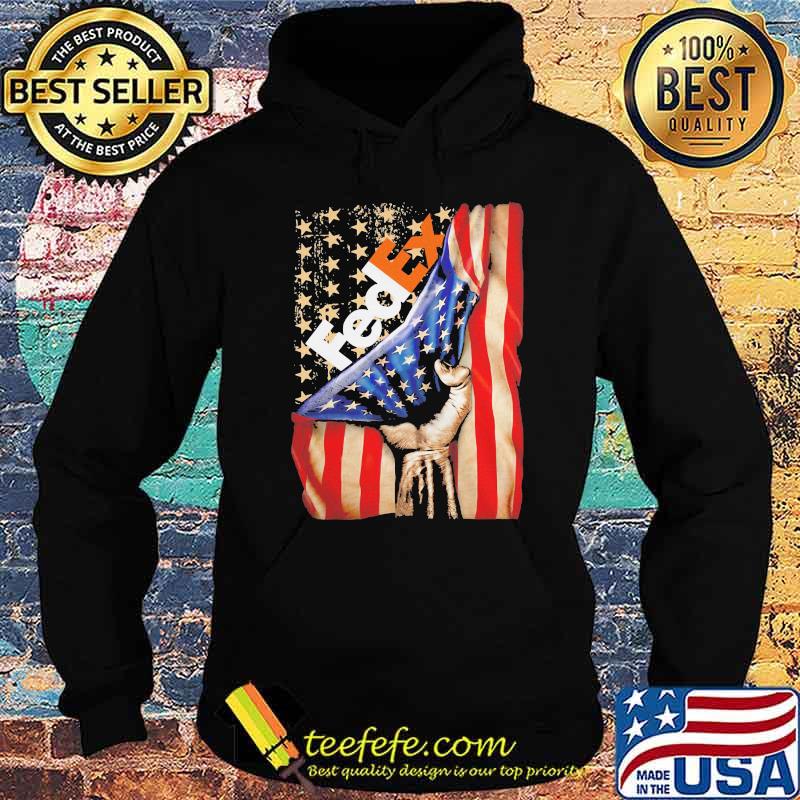 Official Fedex American Flag Shirt Hoodie Official Fedex American Flag Shirt Hoodie