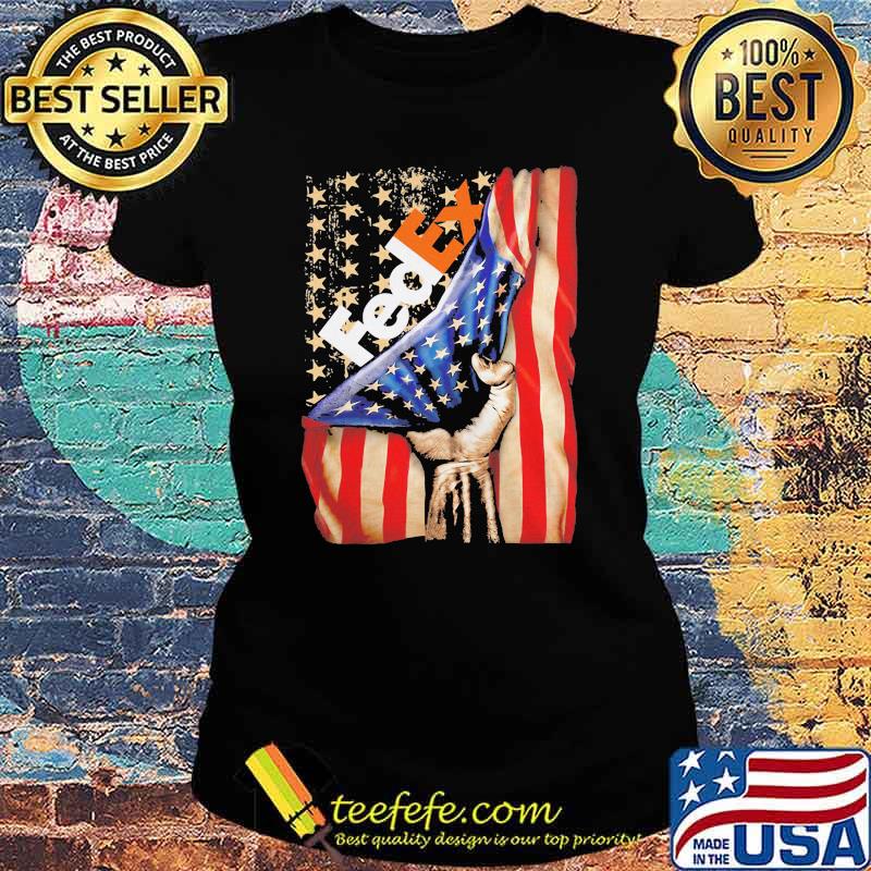 Official Fedex American Flag Shirt Ladies tee Official Fedex American Flag Shirt Ladies tee