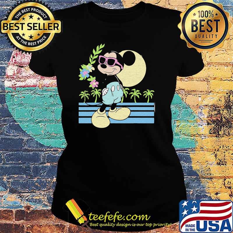Official Flowers Mickey Travel Shirt Ladies tee Official Flowers Mickey Travel Shirt Ladies tee