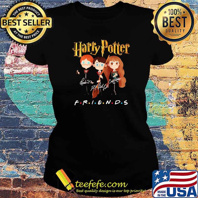 Official Harry Potter Friends Signature Shirt Ladies tee Official Harry Potter Friends Signature Shirt Ladies tee