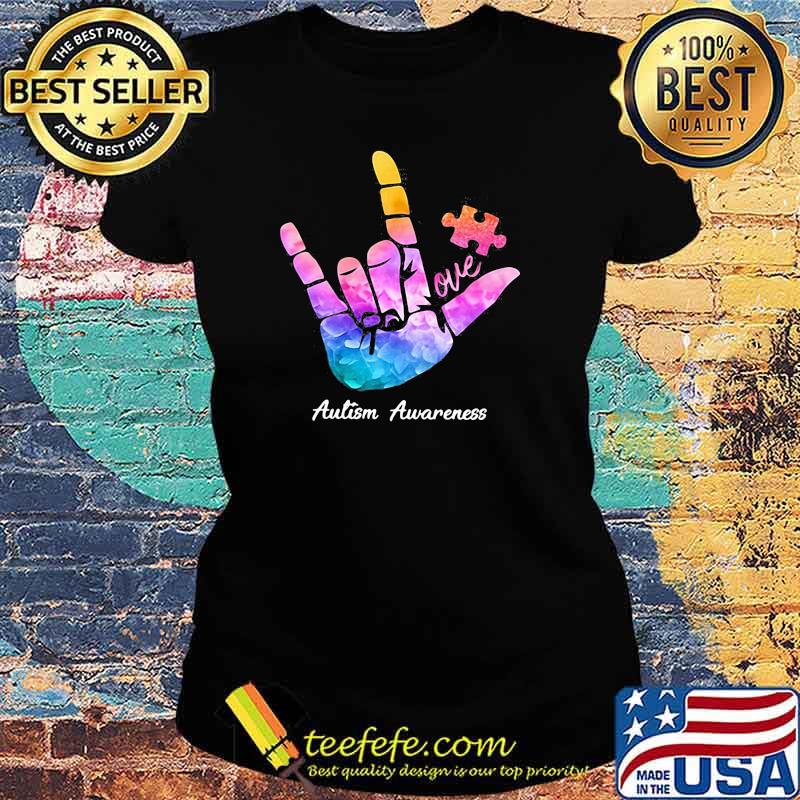 Official Love Autism Awareness Ladies tee Official Love Autism Awareness Ladies tee