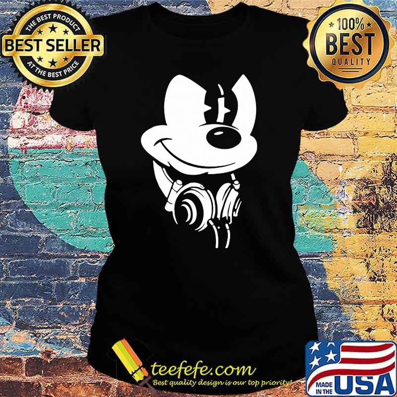 Official Mickey Mouse Headphone Shirt Ladies tee Official Mickey Mouse Headphone Shirt Ladies tee