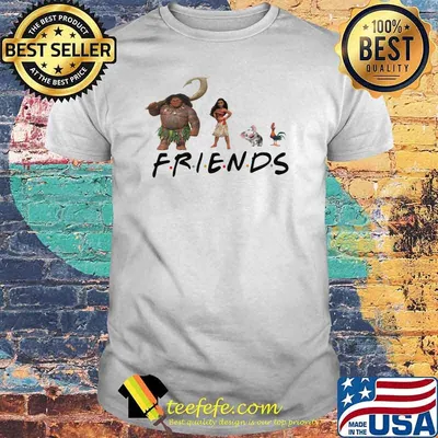 Official Moana Friends Disney Shirt