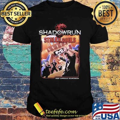 Official Shadowrun Stolen Souls Dragon Shirt