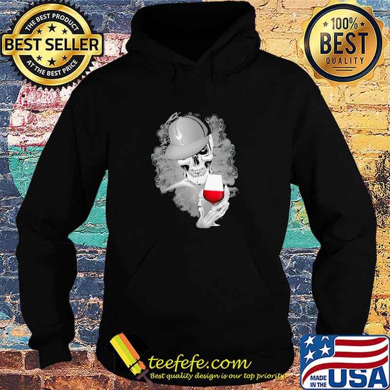 Official Skull Cap Wine Shirt Hoodie Official Skull Cap Wine Shirt Hoodie