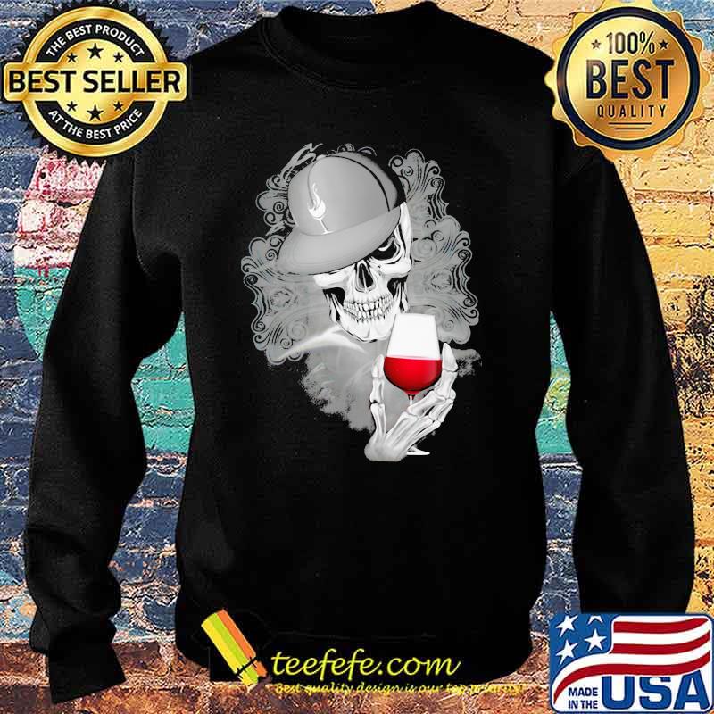 Official Skull Cap Wine Shirt Sweater Official Skull Cap Wine Shirt Sweater