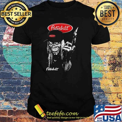 Official Skull Peterbilt Logo Shirt